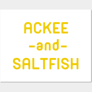 Ackee And Saltfish Posters and Art